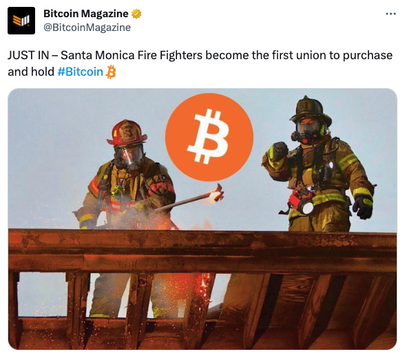 How SM Firefighters Adopted Bitcoin